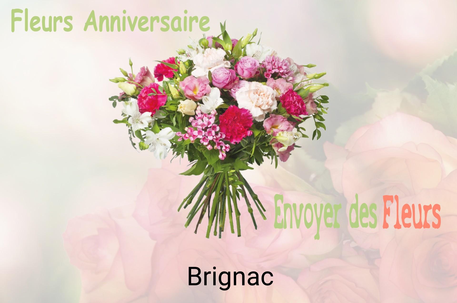 Bouquet de fleurs d’anniversaire livré à Brignac